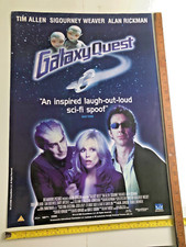 GALAXY QUEST (1999) Tim Allen Sigourney Weaver Rickman movie Poster DVD Release