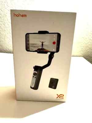 Hohem iSteady X2 Smartphone Gimbal Stabilizer Black W/ Remote New Sealed