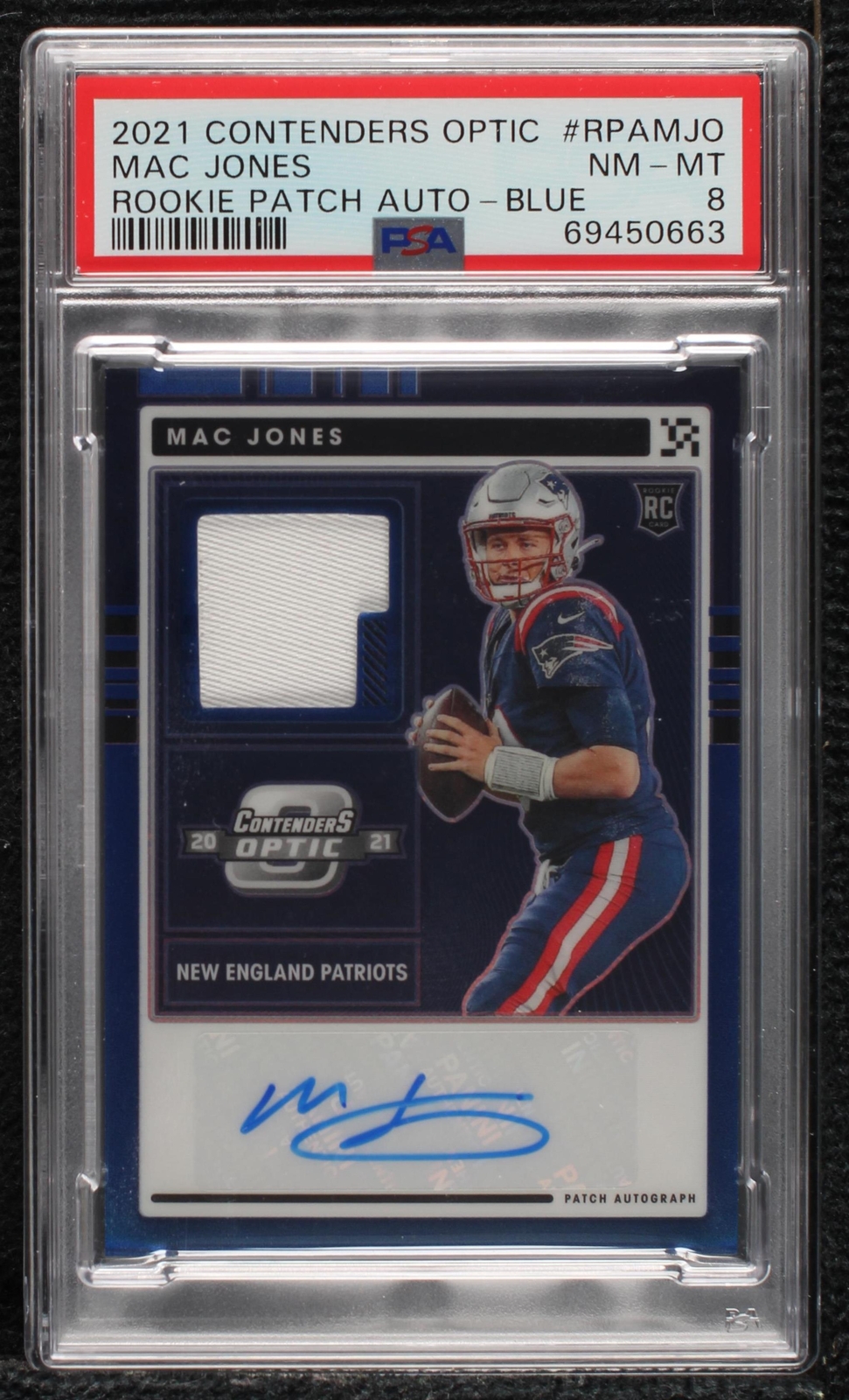 2021 Panini Contenders Optic Mac Jones #RPA-MJO for sale | eBay