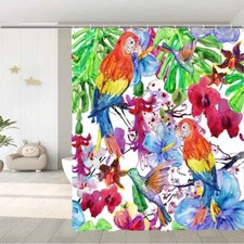 Colorful Mutants Waterproof Bath Polyester Shower Curtain Liner Water Resistant