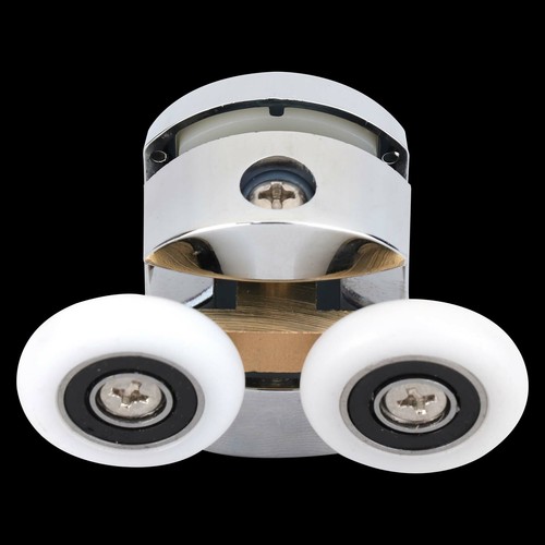 4Pcs Shower Screen Door Rollers Runners Wheels 23mm Top&Bottom