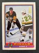 Stanley Cup Finals Game 4 1991-92 Bowman Hockey #422