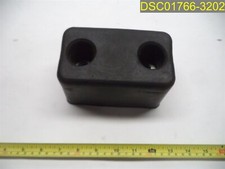 Qty  2: Rubber Bumpers Bolt Mounted Style, 6" x 3 5/8" x 3 1/2"thickness