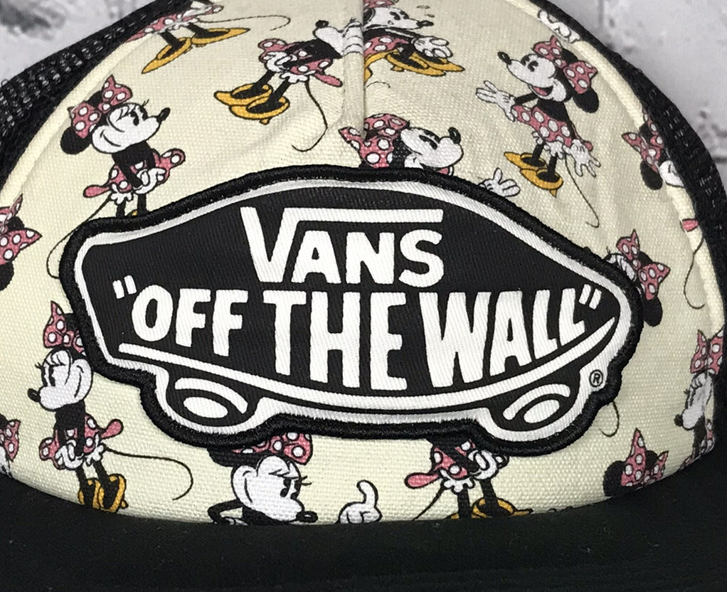 Vans Off The Wall Disney Minnie Mouse SnapBack Mesh Cap Pro Skater