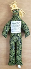 Dammit Doll 12" Stuffed plush Green fan shaped design Frustration Stress Doll