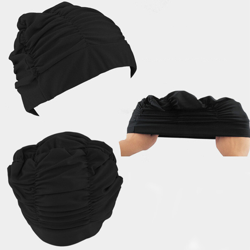 Badekappe Für Langes Haar - Hochelastisch Mit Plissee-Design