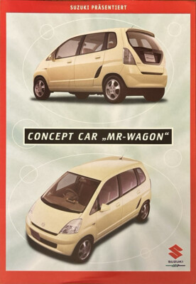 Suzuki Mr-Wagon Prospekt Brochure Depliant