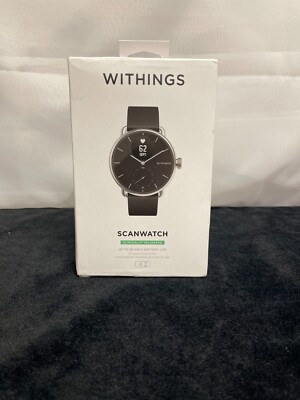 Withings ScanWatch 38mm Bluetooth Round Heart Rate Activity Tracker