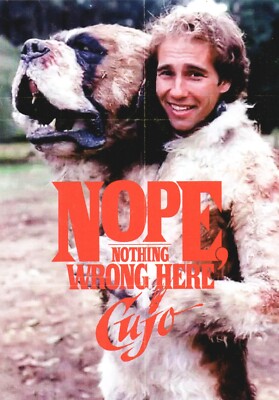 Postkarte 14,8x10,5cm CUJO Motiv Nope Nothing Wrong Here Gary Morgan 80er-Kult