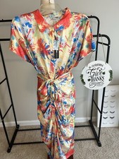 Fashion Nova Chromatic Dreams Satin Dress Size