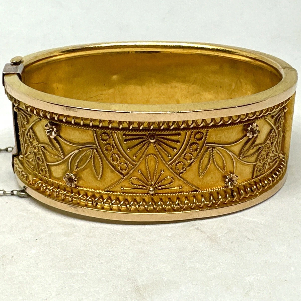 Antique gold cheap bangle bracelet