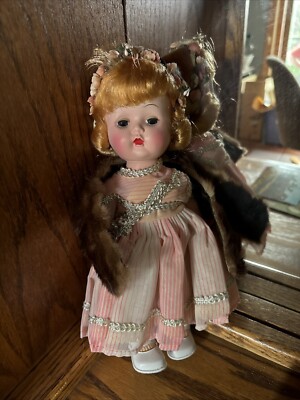 1957 Little Miss Addie Queen For A Day Doll With Mink RARE