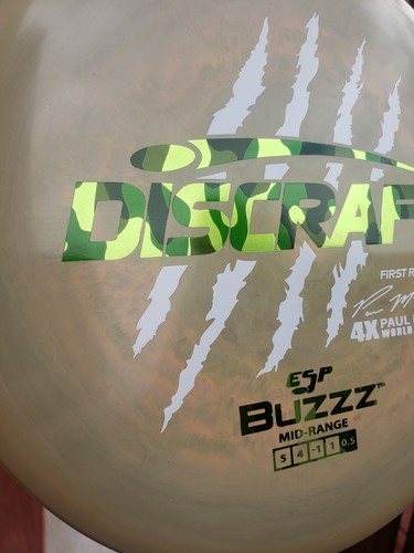 *New* Paul McBeth First Run Buzzz 4x Time ESP Plastic - Picture 7 of 18