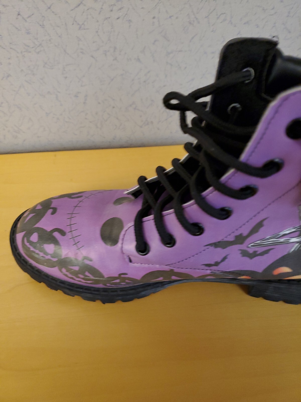 Disney Nightmare Before Christmas Jack Skellington Purple Ankle