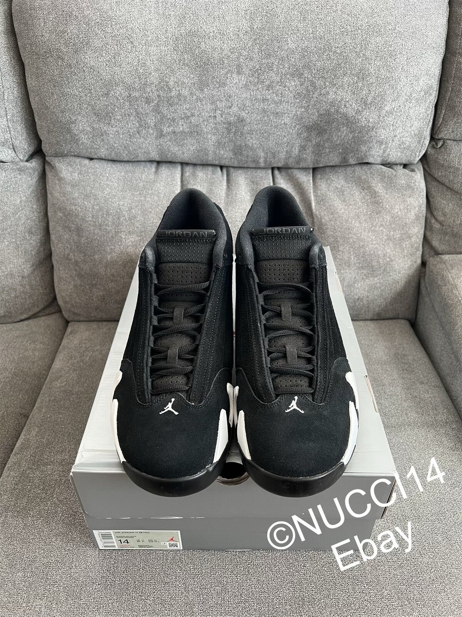 Size 14 - Air Jordan 14 Retro Black White for sale online | eBay