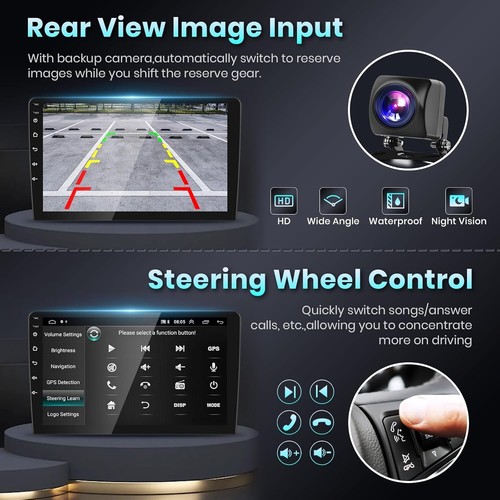 2G+64G Car Radio Stereo for Honda Civic 2013 2014 2015 2016 2017 with 9" 1080P - Bild 3 von 7