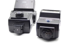 Vintage Film Camera Lot of 2 Flash 35mm Vivitar SMS 20D 283