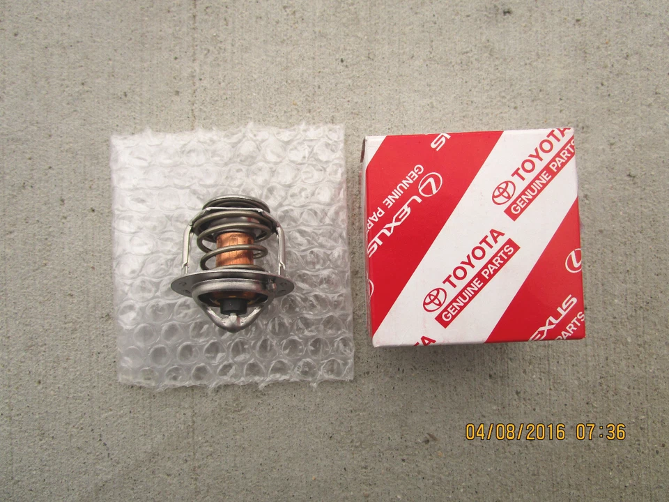 84 - 89 TOYOTA VAN LE DLX CARGO 2.0L 2.2L V4 4 CYL ENGINE COOLANT THERMOSTAT NEW - Image 2 of 3