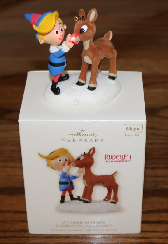 Hallmark Keepsake Ornament A Couple of Misfits - Rudolph the Red-Nosed Reindeer