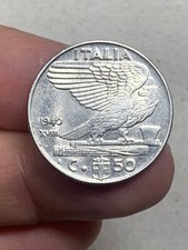 r73_1207) Vittorio Emanuele III (1900-1943) 50 Centesimi 1940 ANTI