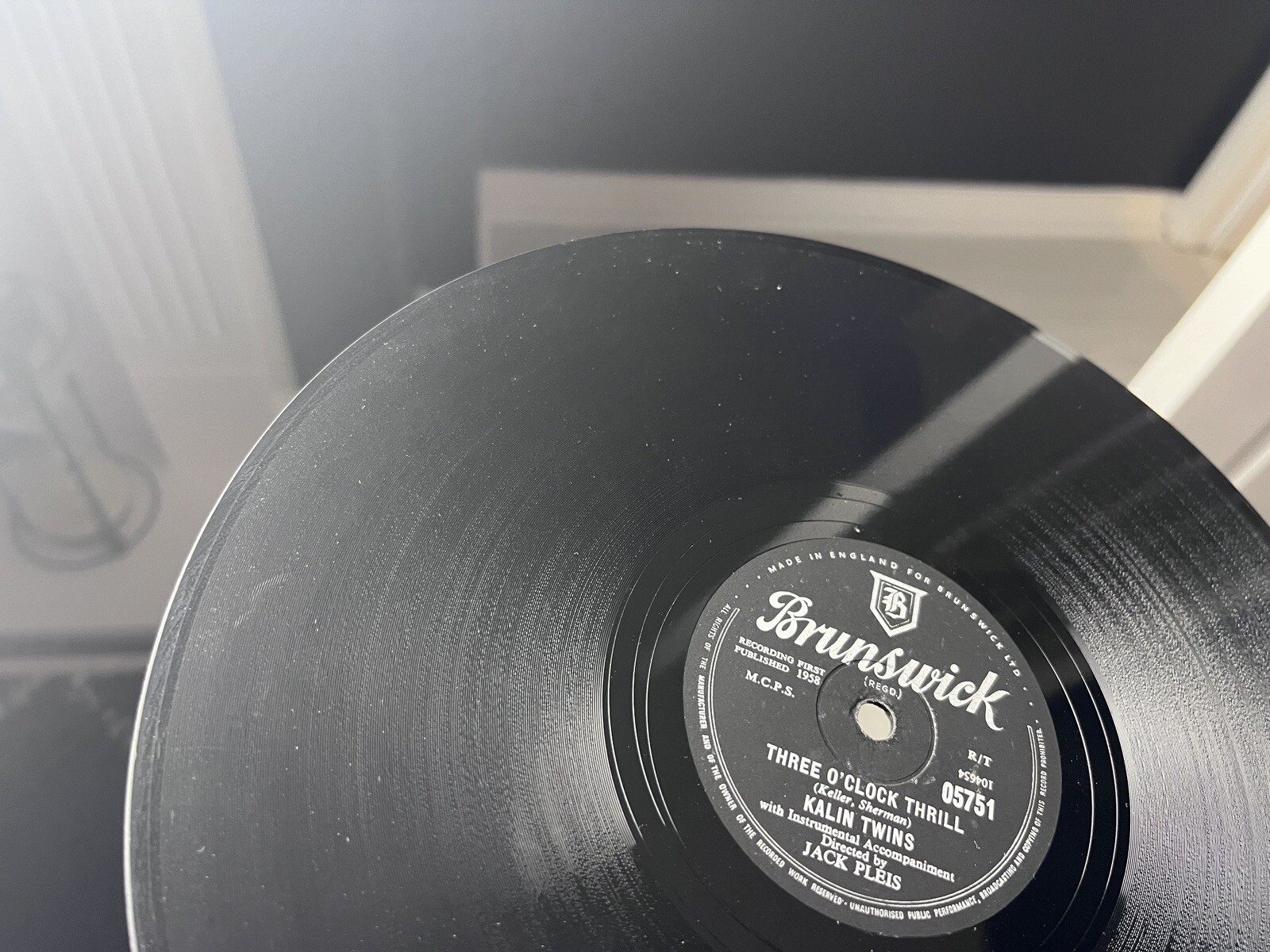 Kalin Twins When / Three O Clock Thrill 78 Shellac Record (E)