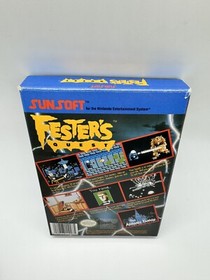 Fester's Quest NES Nintendo Complete CIB W/ Very Rare Hint Guide Book Near Mint!