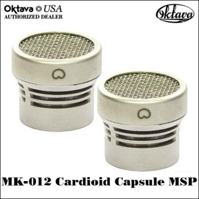 Oktava - Silver MK-012 Cardioid Matched Stereo Capsule Pair - Brand New