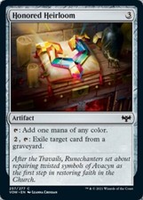 FOIL HONORED HEIRLOOM mtg NM Innistrad: Crimson Vow Common