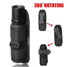 UltraFire Flashlight Pouch Holster Belt Carry Case Holder with 360 Degrees Rotat