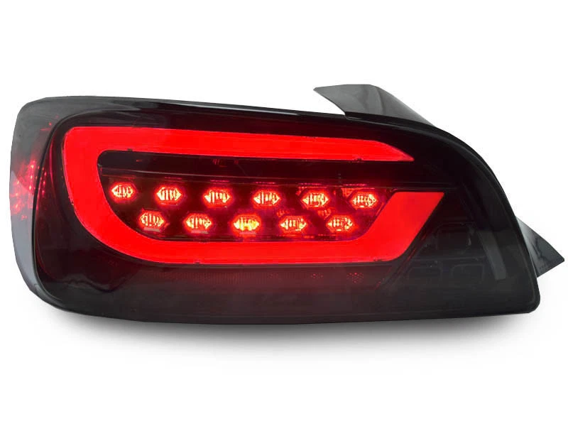 DEPO Black Chrome/Smoke LED Light Bar Sequential Tail For 2000-2009 Honda S2000 Foto 3 de 4