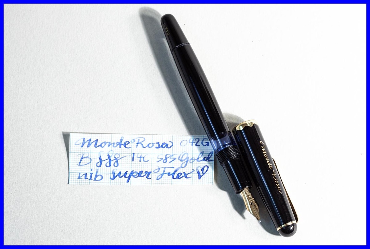 筆記具 MONTBLANC monterosa 1955 Montblanc Monte Rosa 042 Piston Fountain Pen With Wide 14C