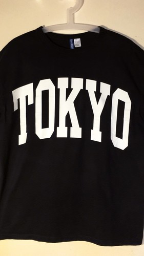 H\u0026M Divided Mens Blue Tokyo T-shirt 
