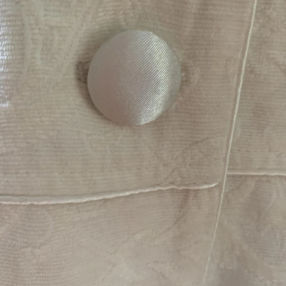 Women’s Coat Nine By Nine West Long Ivory White Blazer Jacket Size S - Image 3 of 4