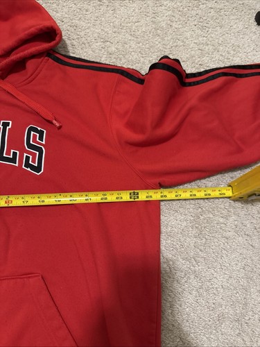 Vintage Adidas NBA Chicago Bulls Hoodie Gr. 2XL - Bild 4 von 5