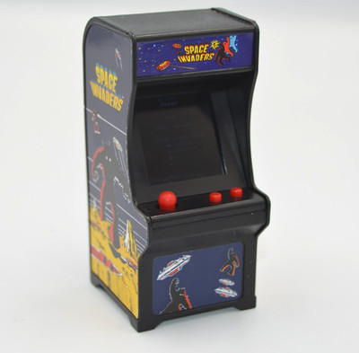 Space Invaders Keychain Tiny Arcade Game Super Impulse - Tested & Working