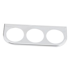 Gauge Holder52mm2in 3-hole Triple Instrument Panel Shell Gauge Silver Gauge Holder52mm2in 3-hole Triple Instrument Panel Shell Gauge Silver