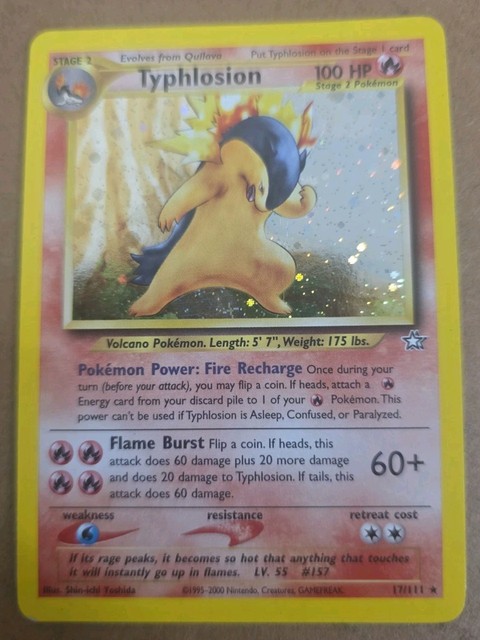 Typhlosion #17 (Neo Genesis (2000))