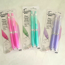 Journaling Inc. Prism Retractable Gel Pens 0.7mm Pink/Teal/Purple 3packs