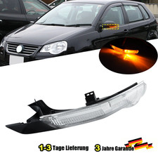 Neu Spiegelblinker links Fit für VW Polo 9A 9N 9N3 2005-2009 6QD949101 Schwarz