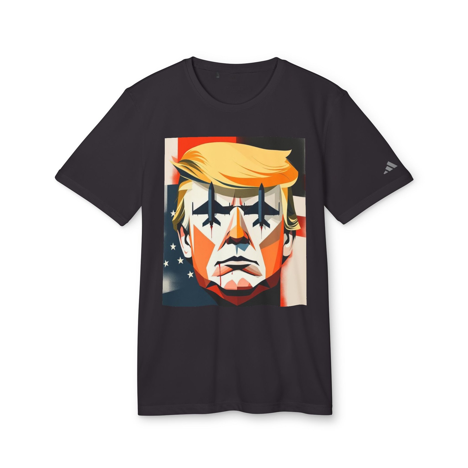 adidas Unisex Sport T-shirt surreal clown art original illustration satire