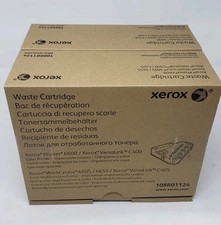 Lot of 2 Xerox 108R01124 Waste Cartridge Genuine OEM Original