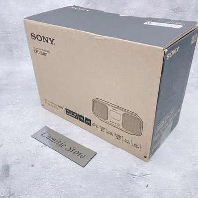 SONY CFD-S401 W CD Radio Cassette Recorder WHITE TYPE-I FM /AM Timer CFDS401 JP - Image 1 of 4