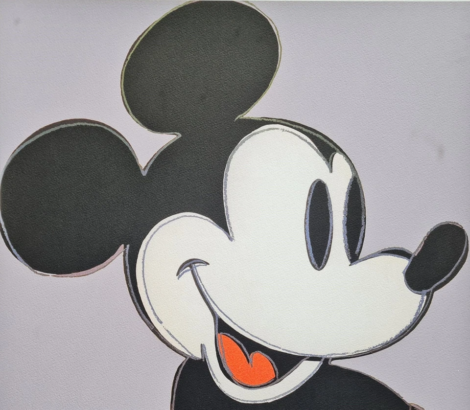 ANDY WARHOL * Mickey Mouse * lithograph * 50x50 cm*limited # 432/500 CMOA signed - Bild 3 von 4