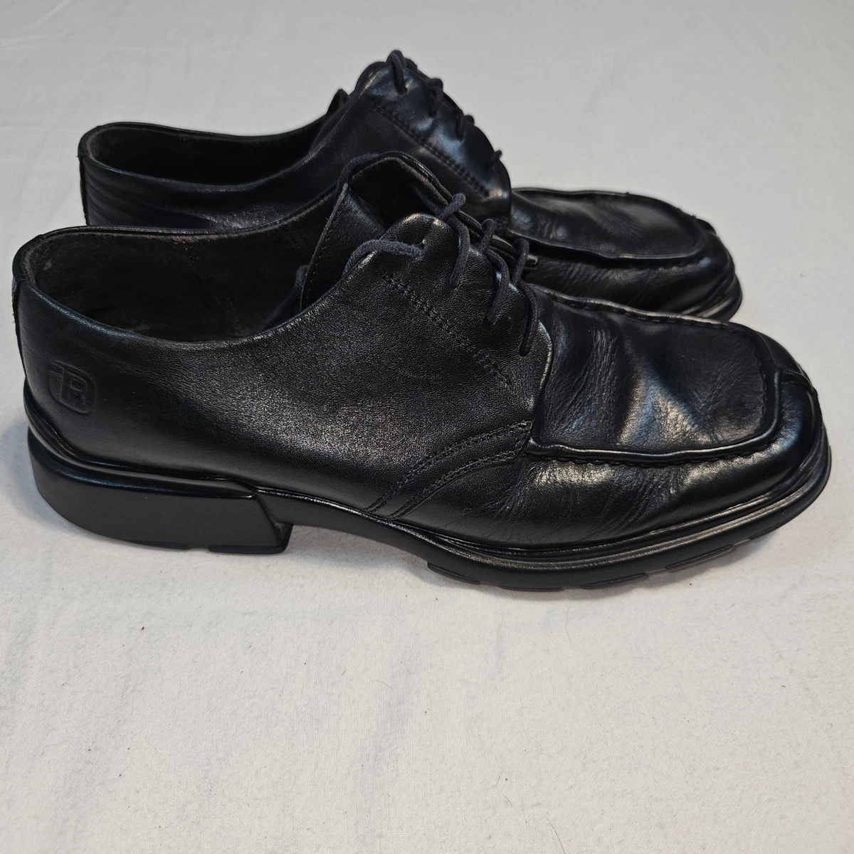 Chaussures Kenneth Cole Reaction Cuir Noir - Taille 7 US, Neuves Avec Boîte