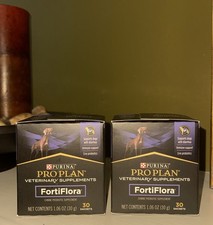 2X PURINA Forti Flora PRO PLAN Probiotic Suppliments For Dogs 60 Sachets BB 2026