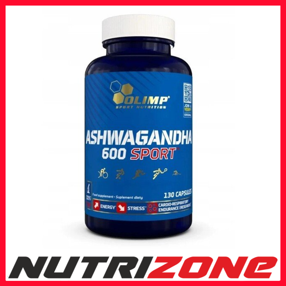 Olimp Nutrition Ashwagandha 600 Sport Energy & Mental Focus Support - 130 caps