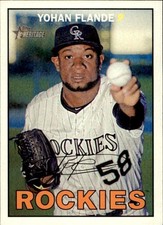 2016 Topps Heritage #298 Yohan Flande