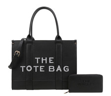 Women s Black THE TOTE BAG Tote w/ Detachable...