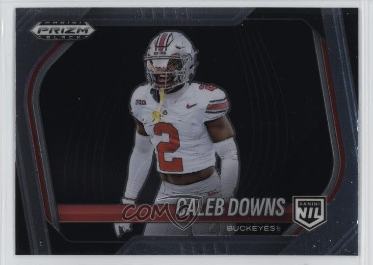 2025 Panini Prizm Black Prospects Extended Caleb Downs #190 0ee