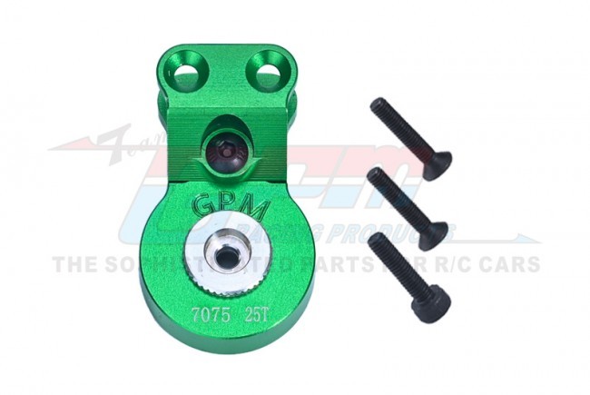 GPM MGO025T-G Servo Horn With Saver 25T 7075 Aluminium 1/10 2WD Gorgon Mega 55